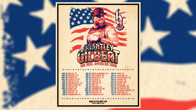 Brantley Gilbert's red, white and blue tour